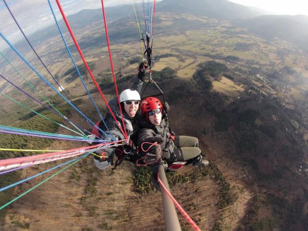Vyhlídkový paraglidingový tandemový let - Beskydy